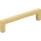 Elements 96 mm Center-to-Center Brushed Gold Square Stanton Cabinet Bar Pull 625-96BG - alternate 1